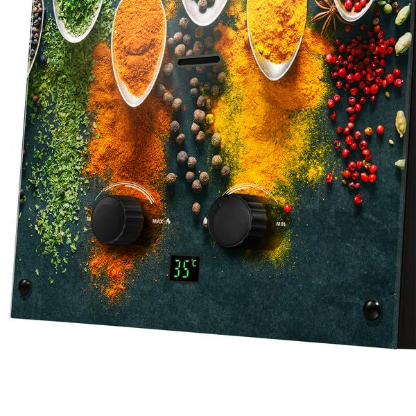 Купить кондиционер Колонка газовая BALLU, FIERY GLASS, GWH 10 Fiery Glass Curry