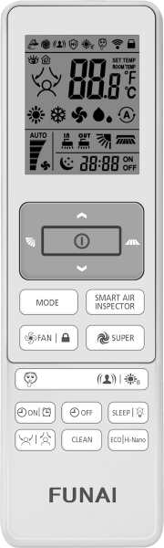 Купить кондиционер Сплит-система FUNAI, EMPEROR SMART EYE FULL DC Inverter, RACI-EM25HP.D04/S / RACI-EM25HP.D04/U