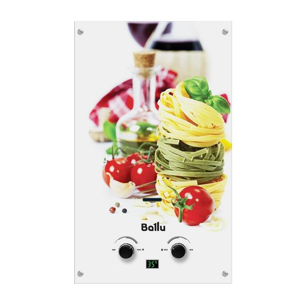 Колонка газовая BALLU, FIERY GLASS, GWH 10 Fiery Glass Pasta