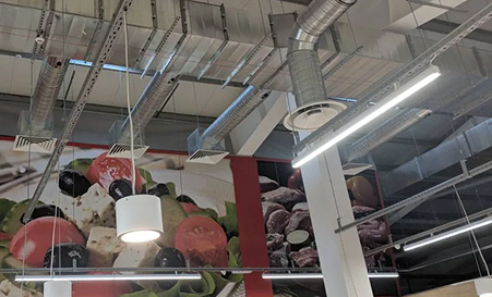 Кондиционеры для продуктового магазина (супермаркета)